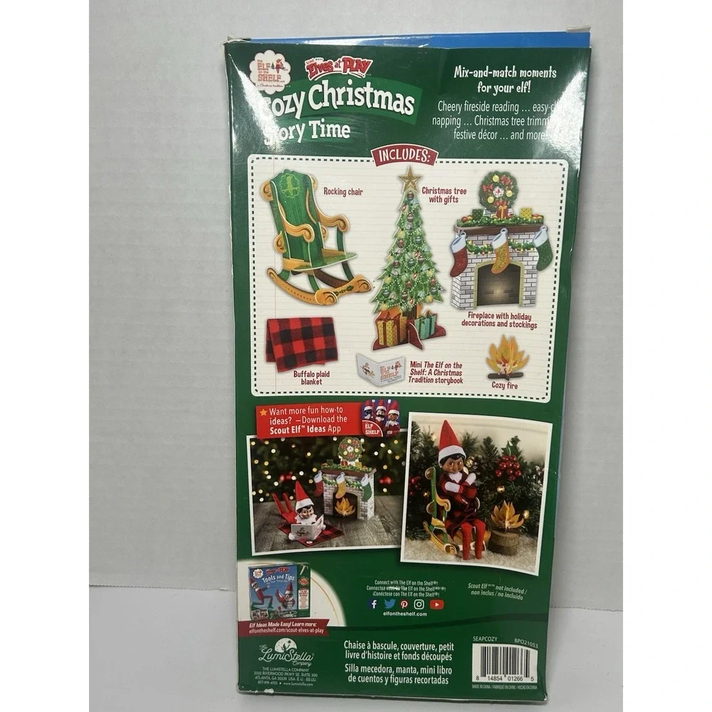 Brand New‎ Elf On The Shelf Scout Elves At Play Cozy Christmas Story Time No Elf